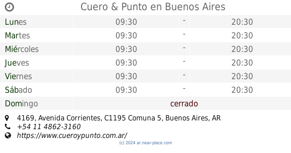 Calzados Frogger Buenos Aires horarios 588 Avenida Medrano