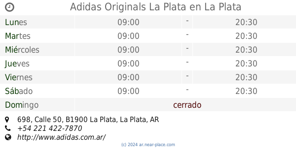 Adidas originals la plata calle 50 la plata provincia de buenos outlet aires